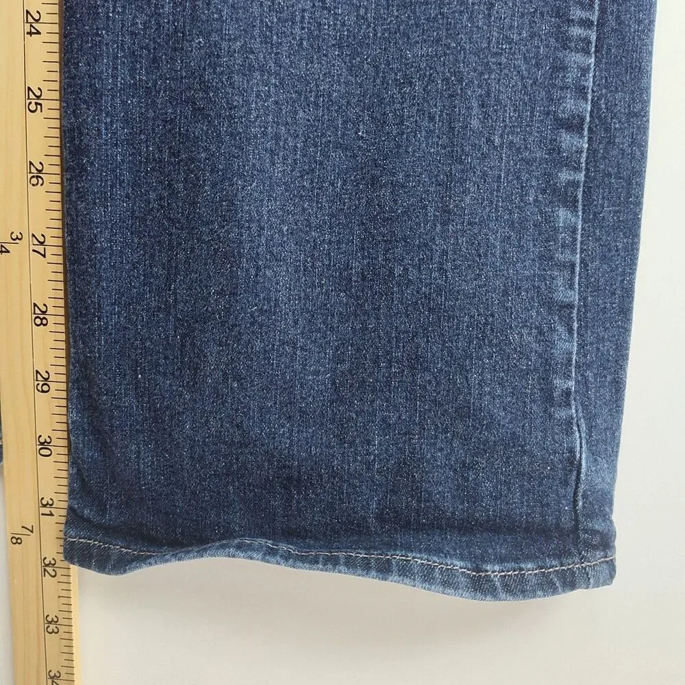 Victor Alfaro women's bootcut jeans, size 10, dark wash blue‎